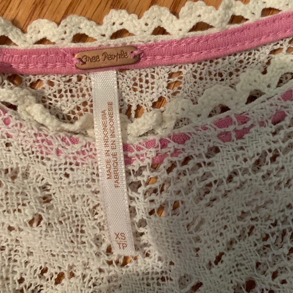 Free People ruffle lace tank - Picture 3 of 3